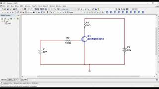 IGBT VI  Voltage and Current  Characteristics Simulation [upl. by Lucine]