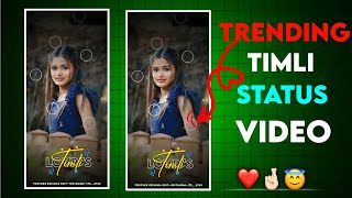 New Timli Status Editing 2024  Trending Video Editing 2024  Gujarati Whatsapp Status Video 2024 [upl. by Ottavia]