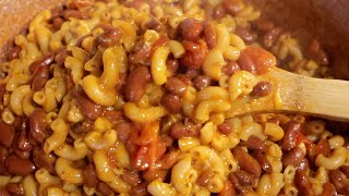 Vegetarian Chili Mac and Cheese Recipe  Quick amp Easy Dinner [upl. by Swee]