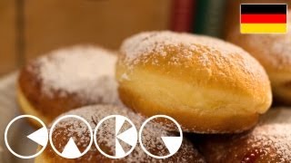 KRAPFEN  BERLINER  Rezept [upl. by Mcripley611]