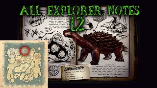 How To Find All Explorer Notes On The Island  Ark Survival Evolved  Part 12 [upl. by Tj]