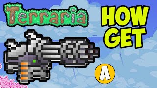 Terraria how to get Gun EASY  Terraria Gun guide  Terraria 1449 Gun [upl. by Nosreffej653]