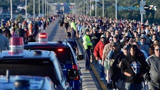 WATCH 2024 Mackinac Bridge Labor Day Walk [upl. by Ardied]