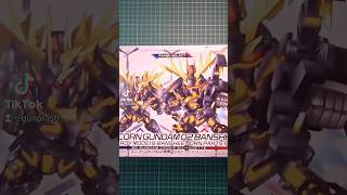 SD Unicorn Gundam 02 Banshee Norn ASMR  Snap Build gunpla gundam banshee [upl. by Narrat]