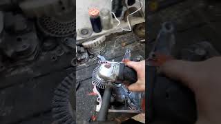 How to remove gasket Maker the fast way dieselmechanic mechanic automobile smallenginerepair [upl. by Costin]