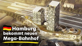 Deutschlands neue MegaBahnhöfe Übertrifft Hamburgs Hauptbahnhof alles [upl. by Randell]