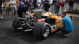 McLaren M8A CanAm Racecar  Walkaround Start up and Insane Revs [upl. by Mccafferty526]