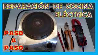 como REPARAR COCINA ELÉCTRICA paso a paso [upl. by David]