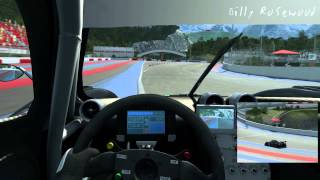 One lap in Pagani Zonda R RaceRoom Racing Experience [upl. by Norry]