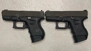 Comparing 357 Sig vs 40 Cal Out Of The Same Platform recoil amp shootability [upl. by Sherie779]