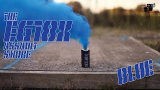 Enola Gaye EG18X Blue Smoke Grenade [upl. by Walling]