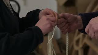 Becky Dunnett Church bell rope maker Mendip Ropemakers Ltd [upl. by Janik]