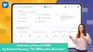 Finally a CRM that I love Check out Recruit CRM [upl. by Igor208]