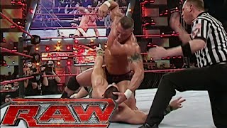 RatedRKO vs John Cena amp Shawn Michaels World Tag Team Championship Match RAW Jan 292007 [upl. by Tiffani423]