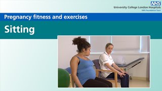 Pregnancy fitness and exercises  Sitting [upl. by Giacamo]