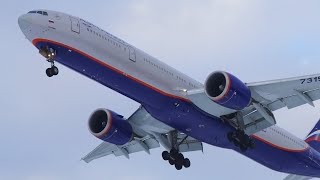 WINGTIP VORTICES at Moscow Sheremetyevo Airport SVOUUEE part 4  Plane Spotting 2024 [upl. by Henke]