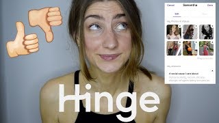 Hinge Dating App Review 👍🏼👎🏼 [upl. by Sibyl31]