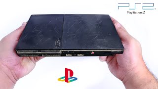 Restoring the 5 Playstation2 slim ps2 resurfacing  Retro PlayStation RestorationASMR [upl. by Meibers]