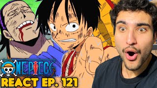 LUFFY VS CROCODILE ROUND 2 React One Piece EP 121 [upl. by Merari]