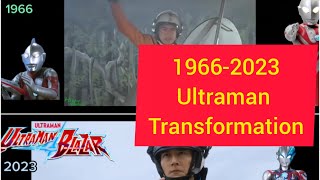 Ultraman 19662023 transformation [upl. by Harwilll]