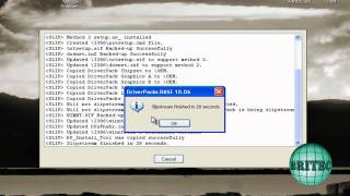 How to Integrate DriverPacks into Windows XP Vista 7 by Britec [upl. by Ahsuoj]