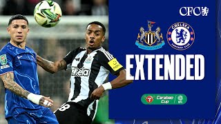 Newcastle 20 Chelsea  HIGHLIGHTS  Extended  Carabao Cup 2425 [upl. by Adnohs141]