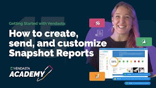 Create send and customize Snapshot Reports  Vendasta Tutorial  Vendasta Academy [upl. by Hallam]