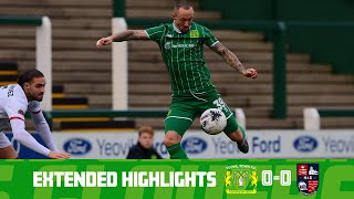 Extended Highlights  Yeovil Town 00 Hampton amp Richmond [upl. by Eiggem]