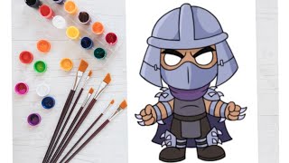 How To Draw Shredder  Teenage Mutant Ninja Turtles [upl. by Allen]