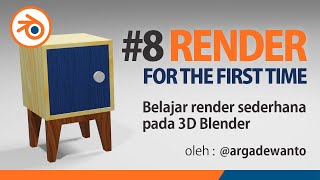 Dasar Cara Render di 3D Blender [upl. by Pirozzo156]