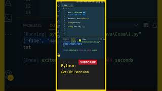 Python Tutorial for Beginners Python In Telugu Python Files Get File Extension Learn Python [upl. by Akinnej]