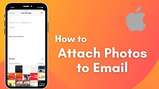 How to Attach Photo to email on iPhone  2021 [upl. by Petra269]