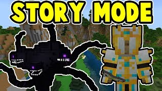 Minecraft Story Mode Addon for Bedrock Wither Storm New Blocks More [upl. by Vallery]