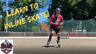 Learn to Inline Skate Beginners Tutorial [upl. by Hennebery]