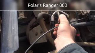 Polaris 800 Rough Idle and no power [upl. by Aihsile716]