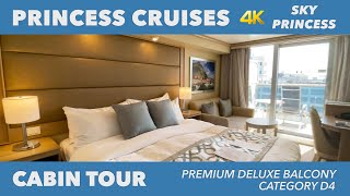 Sky Princess Premium Balcony Tour  Princess Cruises [upl. by Olette157]