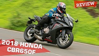 2018 Honda CBR650F Review  The most practical quotsuperbikequot  ZigWheelscom [upl. by Otreblada]