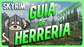 ✅LA MEJOR GUÍA DE HERRERIA PARA SKYRIM 🐲 SIN GLITCHES NI MODS 💪 [upl. by Nollid]