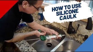 How to use silicone caulk [upl. by Gusty]