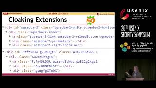 USENIX Security 19  Everyone is Different Clientside Diversification for Defending [upl. by Yasnil]