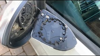 HOW TO FIT A VW CADDYTRANSPORTER MIRROR GLASS FITTING GUIDE [upl. by Olen]