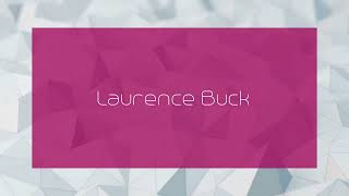 Laurence Buck  appearance [upl. by Ashlin163]