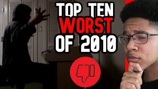 The Top Ten Worst Hit Songs of 2010 REACTION ToddintheShadows [upl. by Letisha]