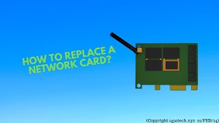 Upgrading Your PC How to Replace a Network Card [upl. by Medovich]