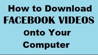 How to Download Facebook Videos onto Your Computer  Safely in MP4 Format [upl. by Bibbie80]