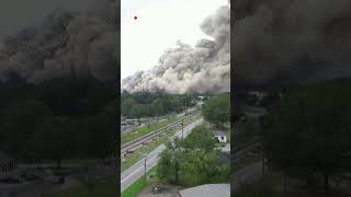 Georgia BioLab Fire Thousands of Residents Evacuated  Subscribe to Firstpost [upl. by Torin571]