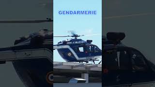 Hélicoptère de la Gendarmerie Nationale au Décollage [upl. by Phionna]