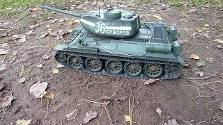 Russian Rc Tank 116 T3485 Taigen Metal Version 1 offroad Test [upl. by Pamelina]