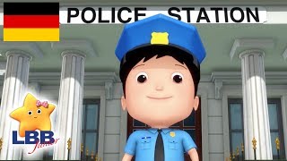 Kinderlieder  Polizei  Little Baby Bum Junior Deutsch [upl. by Ecyal445]