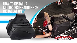 How to Install a Motorcycle Saddlebag Installation Tutorial  ChapMotocom [upl. by Atinrahc]